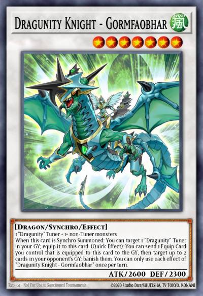Dragunity Knight - Gormfaobhar Common MP22-EN025 2022 Tin of the Pharaohs Gods Yugioh card