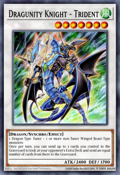 Dragunity Knight - Trident Duel Terminal Ultra Parallel Rare DT04-EN040 Duel Terminal 4 Yugioh card