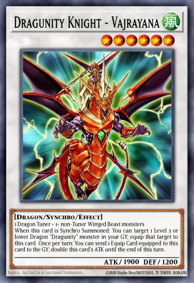 Dragunity Knight - Vajrayana Secret Rare SHVA-EN050 Shadows in Valhalla Yugioh card