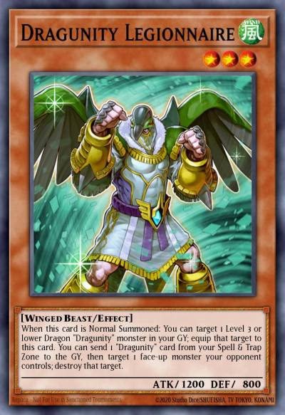 Dragunity Legionnaire Common SDDL-EN005 Dragunity Legion Structure Deck Yugioh card