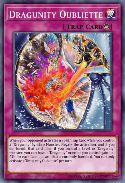 Dragunity Oubliette Ultra Rare GFTP-EN042 Ghosts From the Past Yugioh card