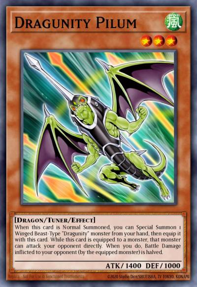 Dragunity Pilum Duel Terminal Rare Parallel Rare DT04-EN076 Duel Terminal 4 Yugioh card