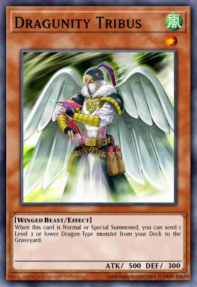Dragunity Tribus Common SDDL-EN006 Dragunity Legion Structure Deck Yugioh card