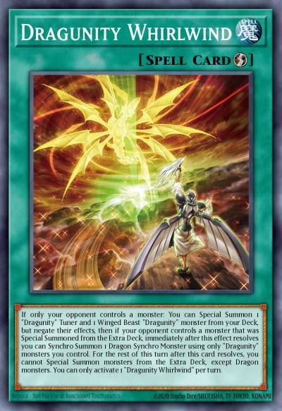 Dragunity Whirlwind Ultra Rare GFTP-EN040 Ghosts From the Past Yugioh card