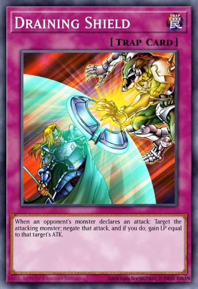 Draining Shield Common STAX-EN010 2-Player Starter Set Yugioh card