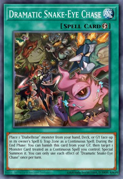 Dramatic Snake-Eye Chase Ultra Rare MP25-EN167 2025 Mega-Pack Tin Yugioh card