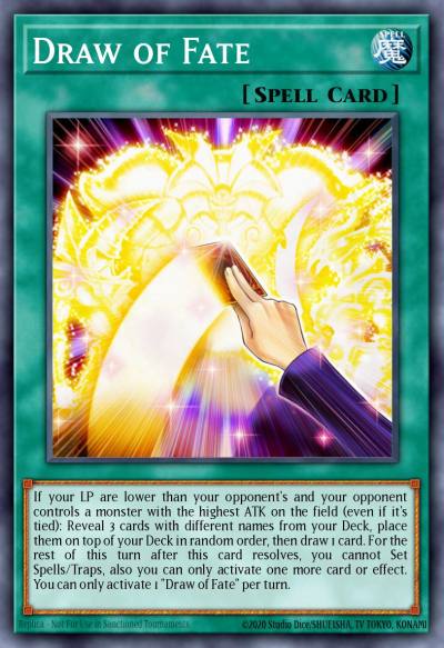 Draw of Fate Ultra Rare DUPO-EN003 Duel Power Yugioh card