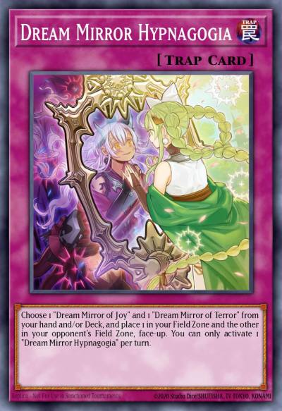 Dream Mirror Hypnagogia Super Rare CHIM-EN090 Chaos Impact Yugioh card