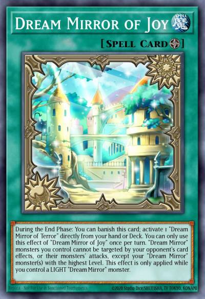 Dream Mirror of Joy Super Rare RIRA-EN089 Rising Rampage Yugioh card