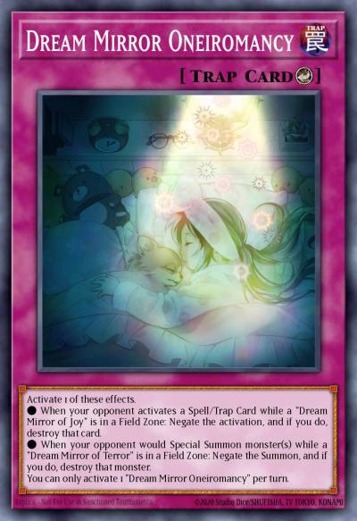 Dream Mirror Oneiromancy Rare CHIM-EN091 Chaos Impact Yugioh card