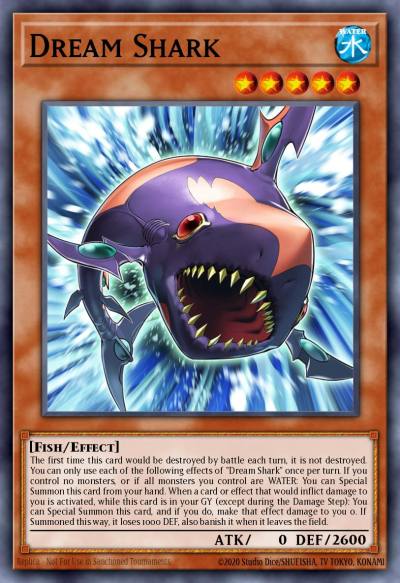 Dream Shark Ultra Rare BLCR-EN025 Battles of Legend Crystal Revenge Yugioh card