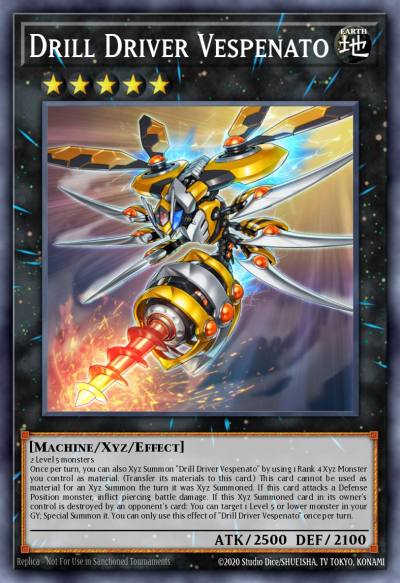 Drill Driver Vespenato Common MP21-EN132 2021 Tin of Ancient Battles Yugioh card