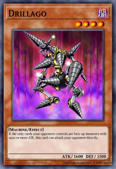 Drillago Rare DR2-EN026 Dark Revelation Volume 2 Yugioh card