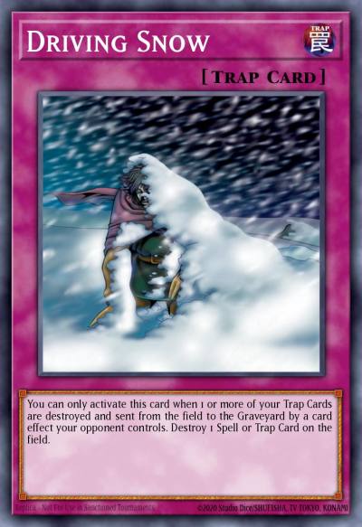 Driving Snow Common PSV-018 Pharaohs Servant Yugioh card