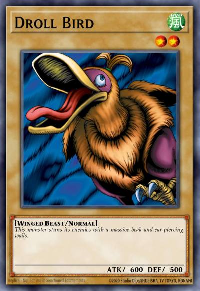 Droll Bird Rare WCPP-EN001 World Championship 2010 Card Pack Yugioh card