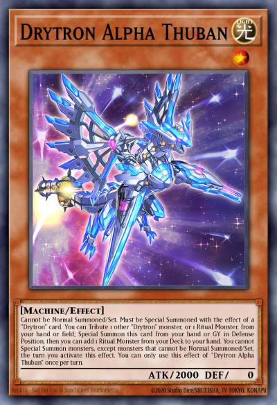 Drytron Alpha Thuban Super Rare GEIM-EN024 Genesis Impact Yugioh card