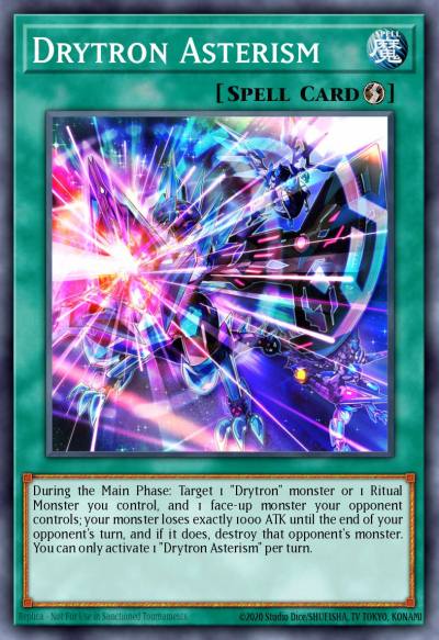 Drytron Asterism Rare GEIM-EN035 Genesis Impact Yugioh card