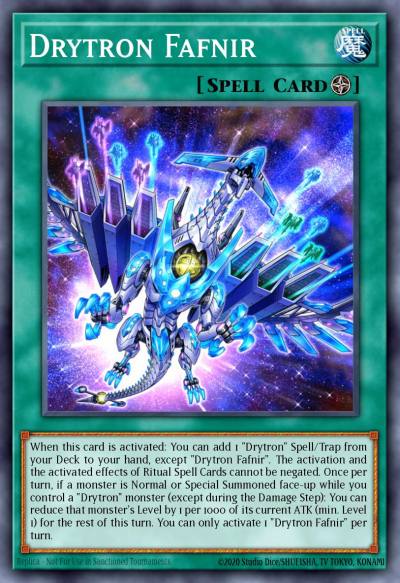 Drytron Fafnir Super Rare GEIM-EN031 Genesis Impact Yugioh card