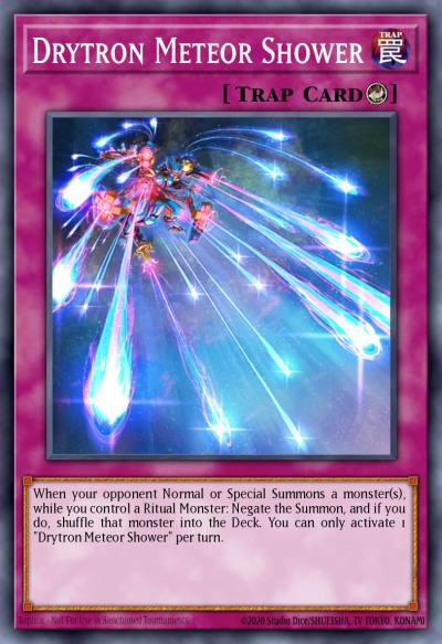 Drytron Meteor Shower Rare GEIM-EN036 Genesis Impact Yugioh card