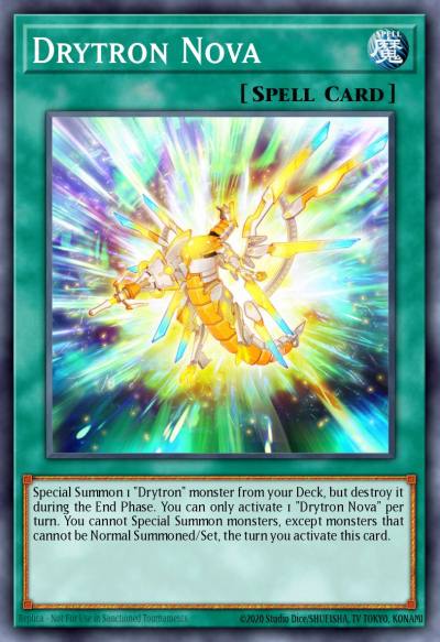 Drytron Nova Ultra Rare GEIM-EN033 Genesis Impact Yugioh card