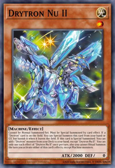 Drytron Nu II Ultra Rare MP25-EN217 2025 Mega-Pack Tin Yugioh card