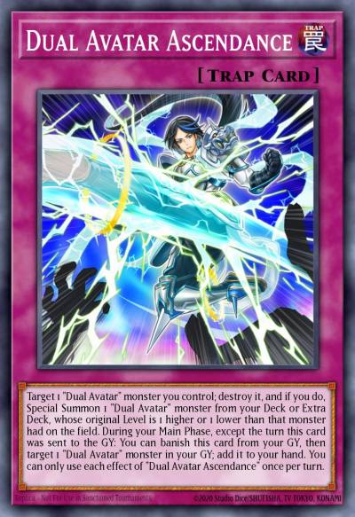 Dual Avatar Ascendance Common BLVO-EN076 Blazing Vortex Yugioh card