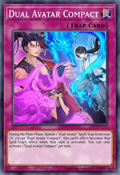 Dual Avatar Compact Common PHRA-EN074 Phantom Rage Yugioh card
