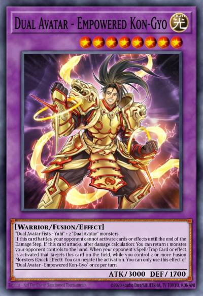 Dual Avatar - Empowered Kon-Gyo Ultra Rare PHRA-EN034 Phantom Rage Yugioh card
