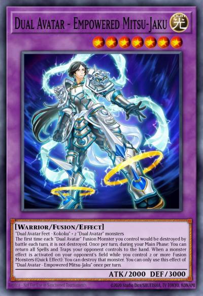 Dual Avatar - Empowered Mitsu-Jaku Ultra Rare BLVO-EN041 Blazing Vortex Yugioh card