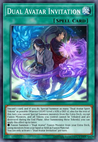 Dual Avatar Invitation Secret Rare PHRA-EN057 Phantom Rage Yugioh card
