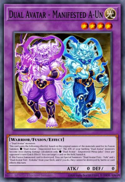Dual Avatar - Manifested A-Un Common CYAC-EN038 Cyberstorm Access Yugioh card