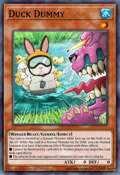 Duck Dummy Common MP18-EN122 2018 Mega-Tin Mega Pack Yugioh card