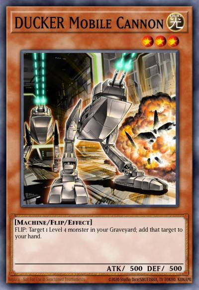 DUCKER Mobile Cannon Common YS15-ENY09 2-Player Starter Deck Yuya & Declan Yugioh card