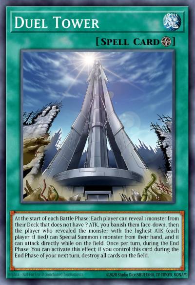 Duel Tower Prismatic Secret Rare MP22-EN269 2022 Tin of the Pharaohs Gods Yugioh card