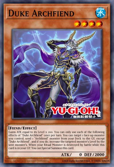Duke Archfiend Common BPRO-EN015 Burst Protocol Yugioh card