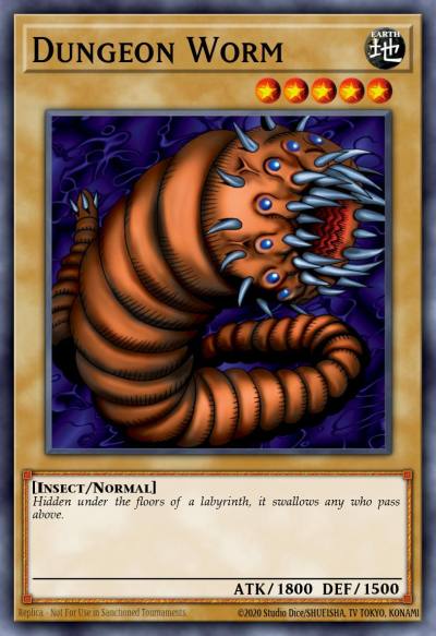 Dungeon Worm Common LCJW-EN221 Legendary Collection 4 Joeys World Mega Pack Yugioh card