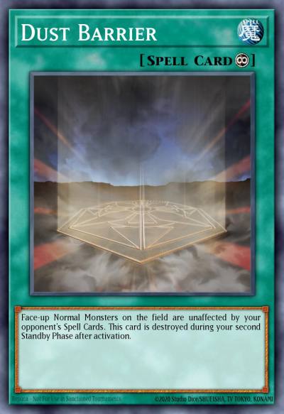 Dust Barrier Common AST-087 Ancient Sanctuary Yugioh card