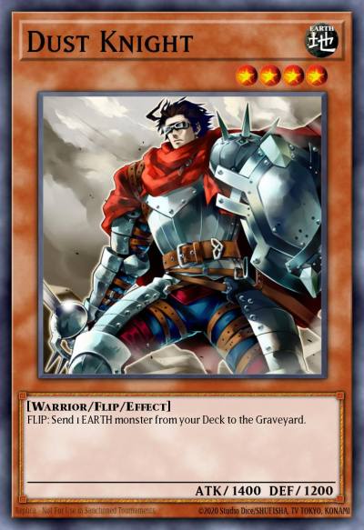 Dust Knight Rare REDU-EN034 Return of the Duelist Yugioh card