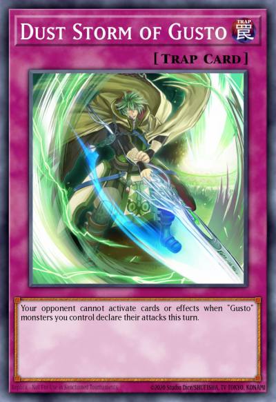 Dust Storm of Gusto Duel Terminal Normal Parallel Rare DT07-EN049 Duel Terminal 7a Yugioh card