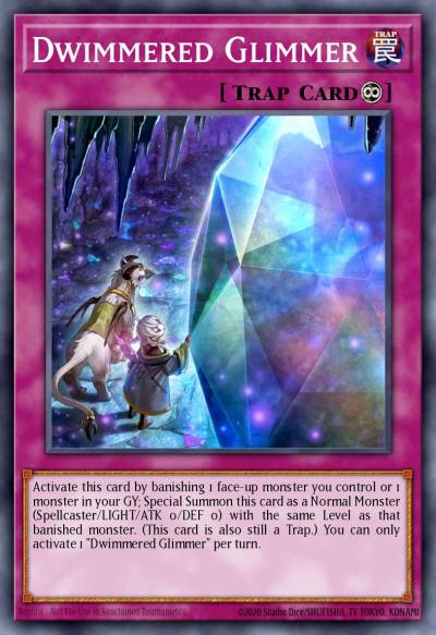 Dwimmered Glimmer Common MP20-EN139 2020 Tin of Lost Memories Mega Pack Yugioh card