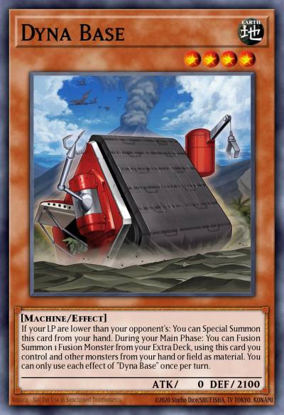 Dyna Base Ultra Rare BLCR-EN017 Battles of Legend Crystal Revenge Yugioh card