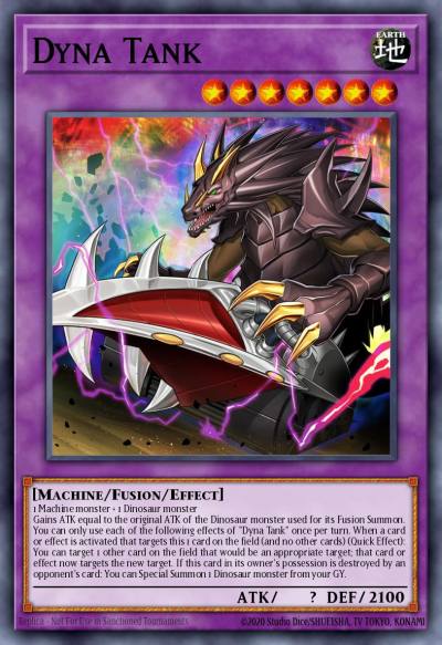 Dyna Tank Ultra Rare BLCR-EN018 Battles of Legend Crystal Revenge Yugioh card