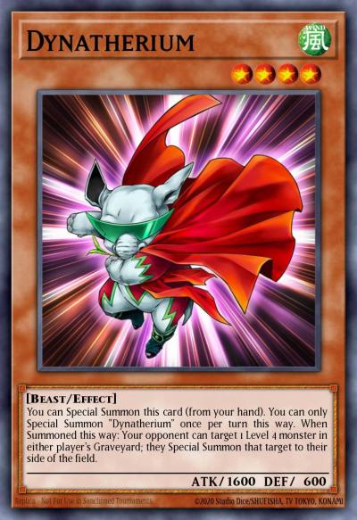 Dynatherium Gold Secret Rare PGLD-EN014 Premium Gold Yugioh card