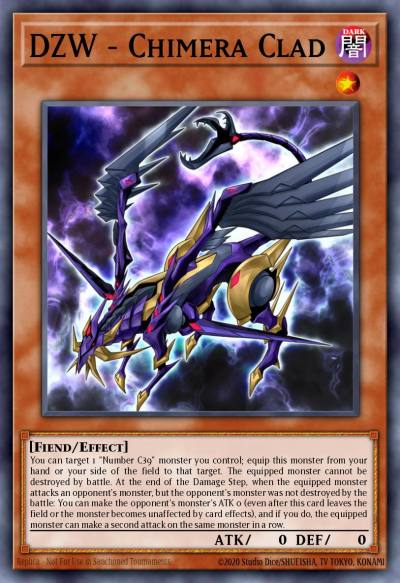DZW - Chimera Clad Rare JOTL-EN001 Judgment of the Light Yugioh card