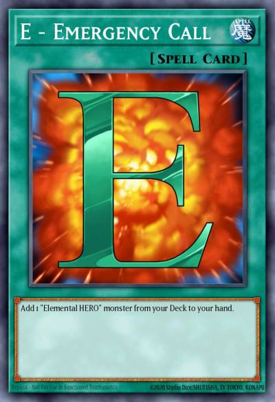 E - Emergency Call Ultra Rare BLC1-EN032 Battles of Legend Chapter 1 Yugioh card