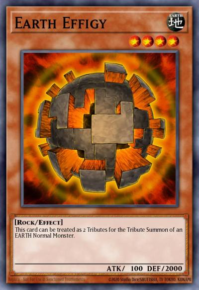Earth Effigy Common PTDN-EN040 Phantom Darkness Yugioh card