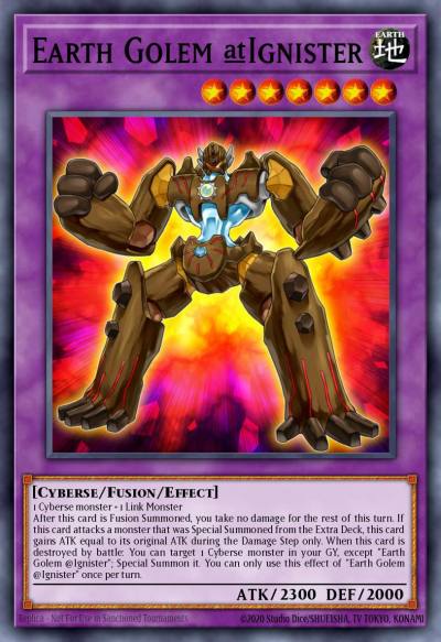 Earth Golem @Ignister Rare IGAS-EN041 Ignition Assault Yugioh card