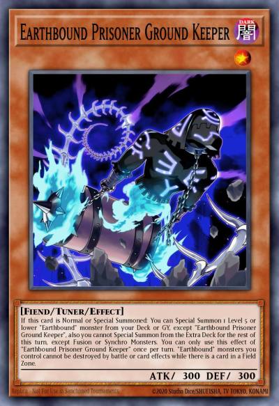 Earthbound Prisoner Ground Keeper Ultra Rare MP24-EN274 25th Anniversary Tin Dueling Mirrors Yugioh card