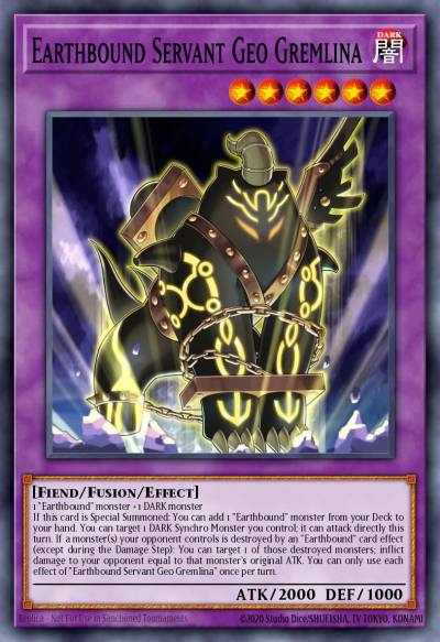 Earthbound Servant Geo Gremlina Ultra Rare MP24-EN238 25th Anniversary Tin Dueling Mirrors Yugioh card