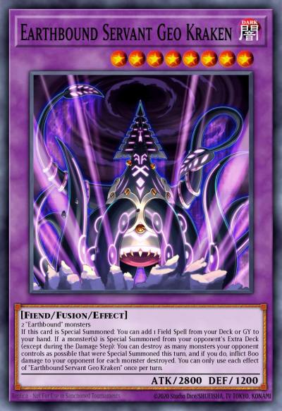 Earthbound Servant Geo Kraken Ultra Rare MP24-EN276 25th Anniversary Tin Dueling Mirrors Yugioh card